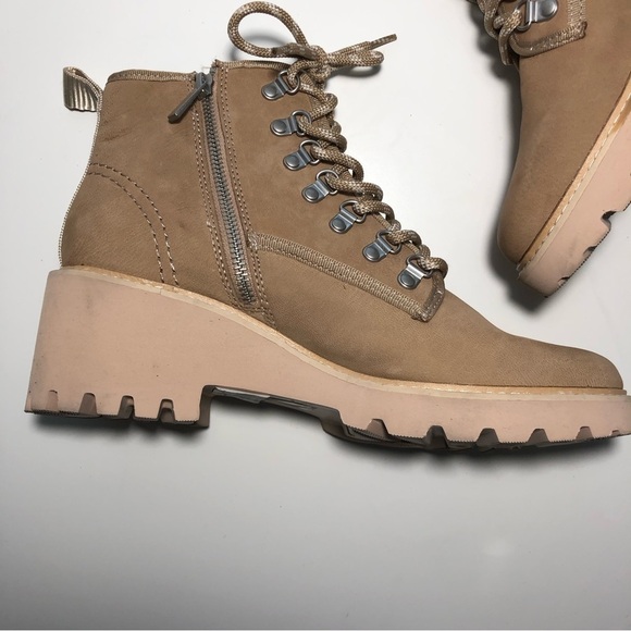 NEW Dolce Vita Utilitarian Huey Hiking Boot in Mushroom Nubuck size 10 - Picture 8 of 15